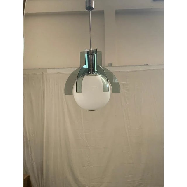 Gray Ceiling Lamp, 1970s For Sale - Image 8 of 8