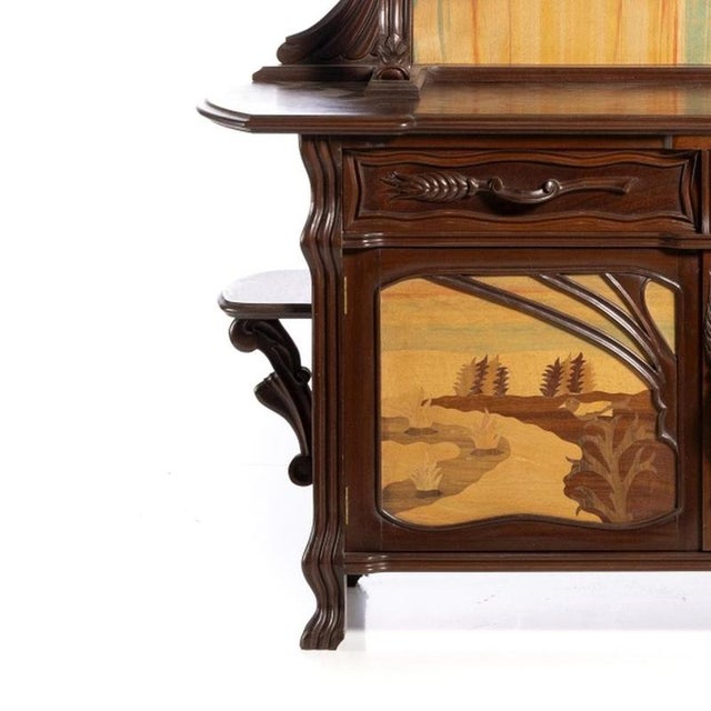 Early 20th Century Art Nouveau French Sideboard For Sale - Image 3 of 6