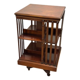 Antique Revolving Bookcase, 1890s For Sale