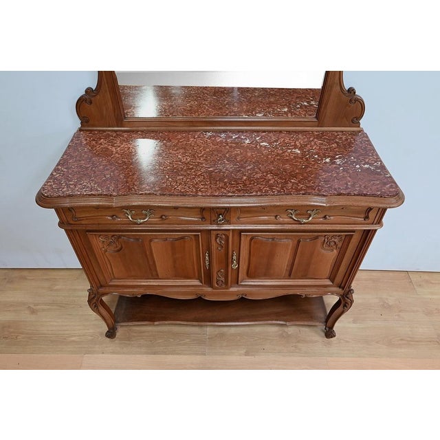 Louis XV Style Buffet in Walnut, Early 20th Century For Sale - Image 12 of 18