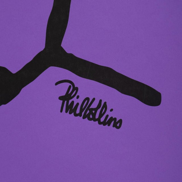 Purple 1998 Montreux Jazz Festival Poster by Phil Collins For Sale - Image 8 of 10