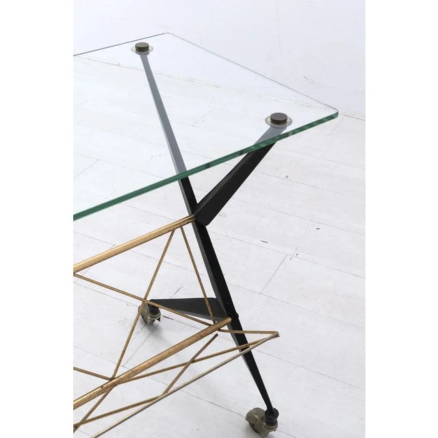 Side Table with Magazine Holder, 1950s For Sale - Image 6 of 8