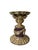 Mid 20th Century Vintage Solid Brass Swag Tassel Altar Pillar Candle Holder For Sale - Image 5 of 12