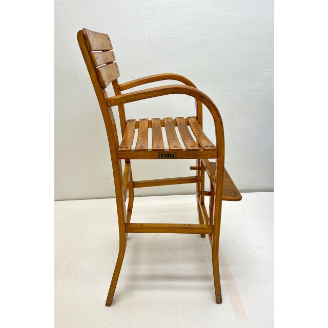 Beech Wood Childrens Chair from Unifa, 1960s For Sale - Image 4 of 12