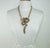 Dragon Gold Tone Statement Necklace by Weatherby Miller Jewels For Sale - Image 12 of 13