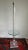 Transparent 1970s Mid-Century Modern Stacked Lucite Floor Lamp With Glass Table For Sale - Image 8 of 8