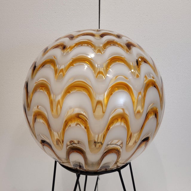 Vintage Italian Table Lamp in Murano Glass, 1970s For Sale - Image 11 of 18