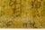 1960s Mid 20th Century Handknotted Yellow Area Carpet For Sale - Image 5 of 10