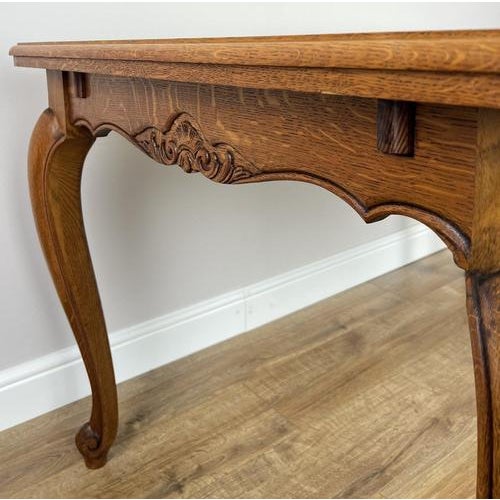 Vintage French Dining Table in Oak For Sale - Image 9 of 15