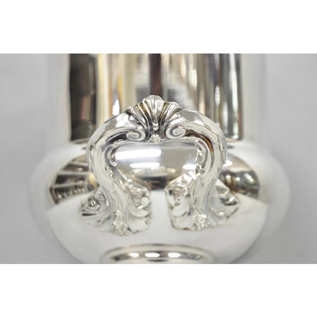 Gorham Vintage Newport Gorham Silver Plated Trophy Cup Urn Champagne Chiller Ice Bucket For Sale - Image 4 of 14