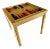 1990s Contemporary Natural Wood Backgammon Table For Sale