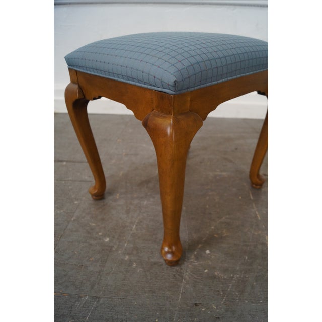 Ethan Allen Solid Maple Stools A Pair Chairish