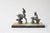 Silver Art Deco Twin Deer Zamac Figurine on Marble Base, Europe, 1940s For Sale - Image 8 of 9