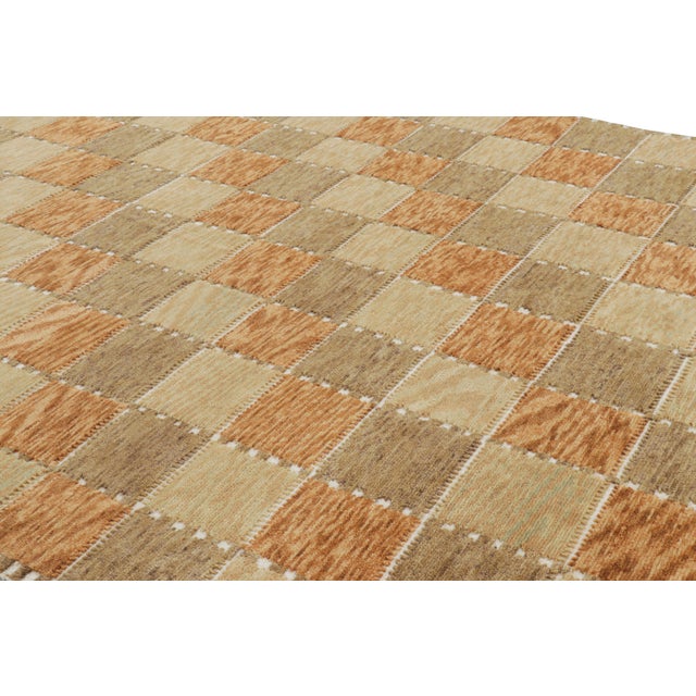 Made with hand-knotted wool, this 9x12 rug is an exciting new addition to Rug & Kilim's Scandinavian rug collection—a...