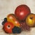 Textile 1981 Oil-on-Canvas Fruit Still Life, Unframed For Sale - Image 7 of 11