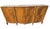 It features classic French provincial cabriole legs, a scalloped apron, decorative brass escutcheons, and distinctive...