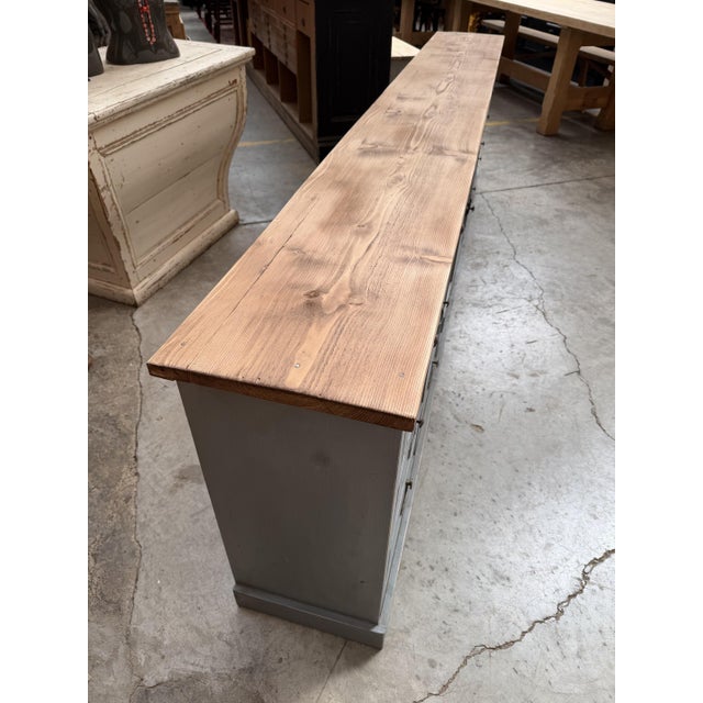 Handcrafted Gray Sideboard, France For Sale - Image 10 of 13