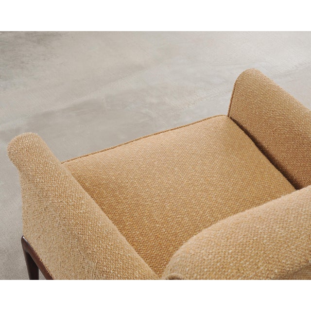 Pair of A. Rudin "No. 600.1" Hardwood Boucle Lounge Armchairs For Sale - Image 14 of 18