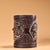 Asian 1970s Carved Dragon Brush Pot, Relief Dragon Pearl Design For Sale - Image 3 of 9