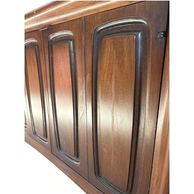 Pair of Mid 20th Century Modern Walnut Kent Coffey Perspecta Nightstands, Attributed For Sale - Image 14 of 14