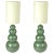Large Seagreen Ceramic Floor Lamps attributed to Kaiser Leuchten, 1980s, Set of 2 For Sale - Image 11 of 11