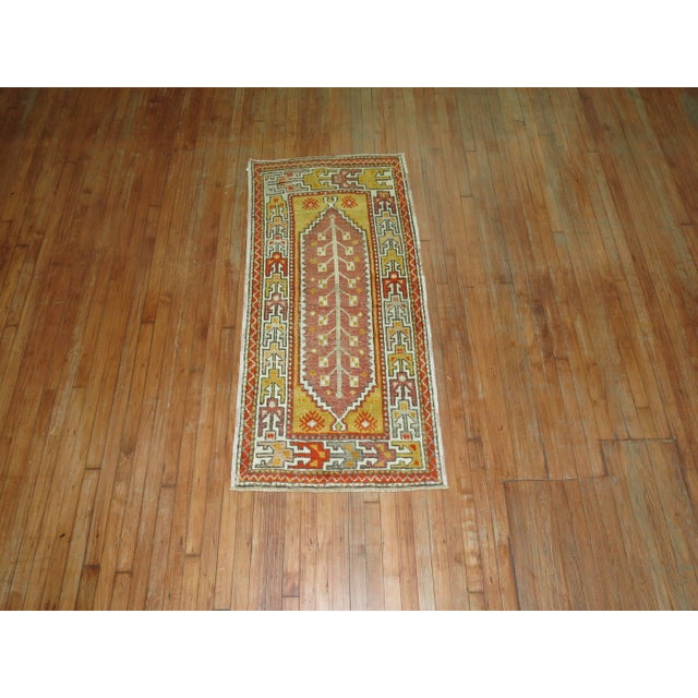 Zabihi Collection Vintage Turkish Anatolian Throw Rug - 2'10" x 5'7" For Sale In New York - Image 6 of 6