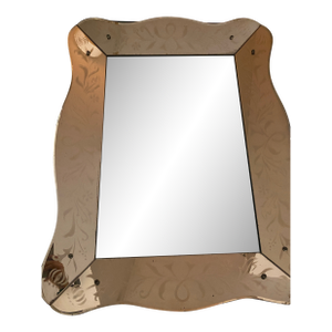 Rare Art Deco Nouveau Venetian Mirror