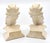 Bookends Plaster Ancanthus Leaf Pair 1960s For Sale - Image 13 of 13