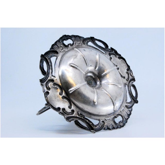 Relieved Silver Paddle with Shell Shape. For Sale - Image 5 of 10