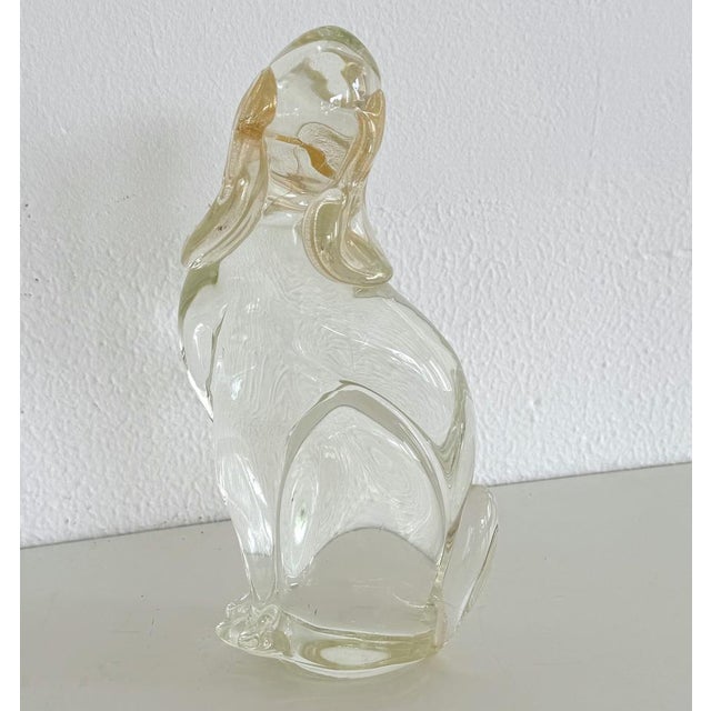 Gold Murano Glass Sculpture of Dog by Silvano Signoretto, 1990s For Sale - Image 8 of 15