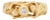Art Nouveau Ring 18K Gold and Diamond Decor for Women, Size 8 For Sale
