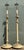 Wood Vintage Patinated Extendable Floor Lamps - A Pair For Sale - Image 7 of 12