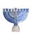 Vintage Hand Painted Ceramic Studio Pottery Menorah For Sale - Image 13 of 16
