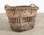 French Provincial Large Rustic French Provincial Wine Harvest Basket For Sale - Image 3 of 18