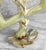 Vintage Italian Onyx Stone Tulip Candelabra Candlestick Holders - Set of 3 For Sale - Image 9 of 11