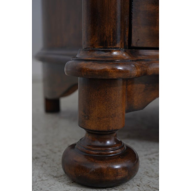 Touchstone Country French Louis XV Walnut Finish Chest For Sale - Image 12 of 18