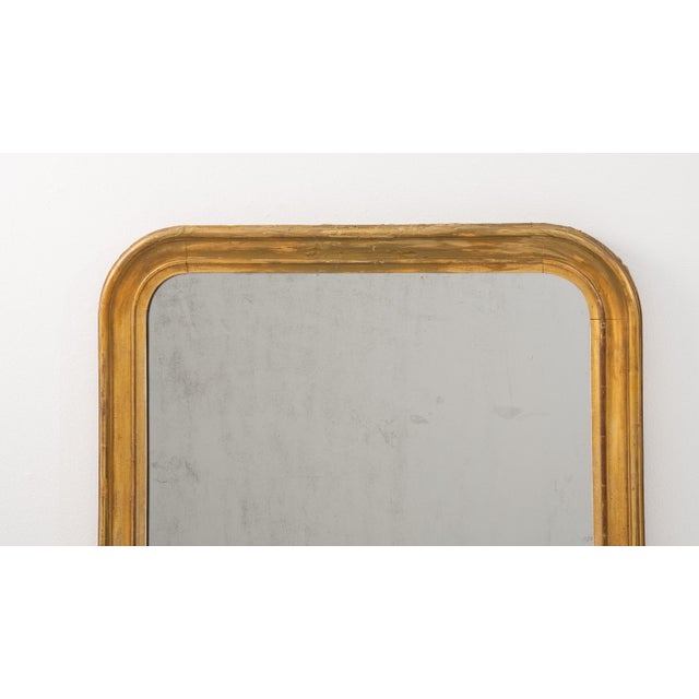French Louis Philippe Giltwood Mirror For Sale - Image 3 of 9