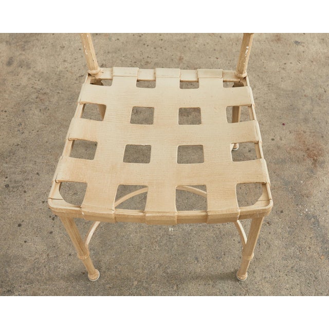 Brown Jordan Labeled Neoclassical Style Garden Dining Suite For Sale - Image 14 of 18