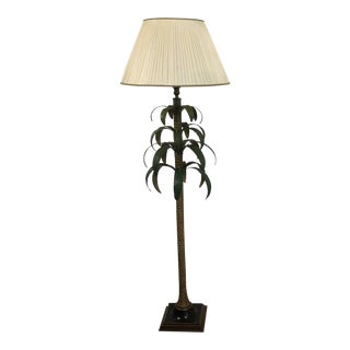 Italian Palm Tree Shaped Floor Lamp For Sale