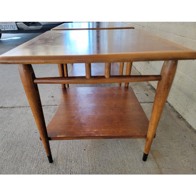 Lane Acclaim End Tables Mid-Century Modern - A Pair For Sale - Image 12 of 15