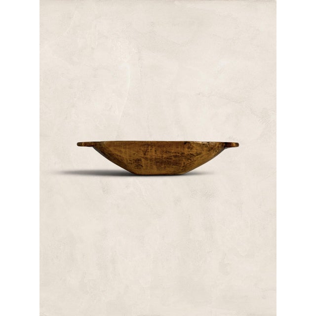 Antique English Extra Large Victorian Farmhouse Dough Bowl With Exceptional Patina For Sale - Image 4 of 9