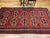 Vintage Afghan Tekke Bokhara in Allover Geometric Pattern in Red, Navy, Gray, Ivory For Sale - Image 9 of 11