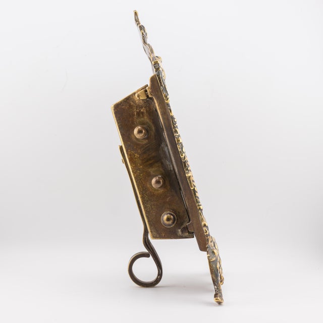 19th Century English Baroque Revival Brass Perpetual Desk Calendar For Sale - Image 10 of 17