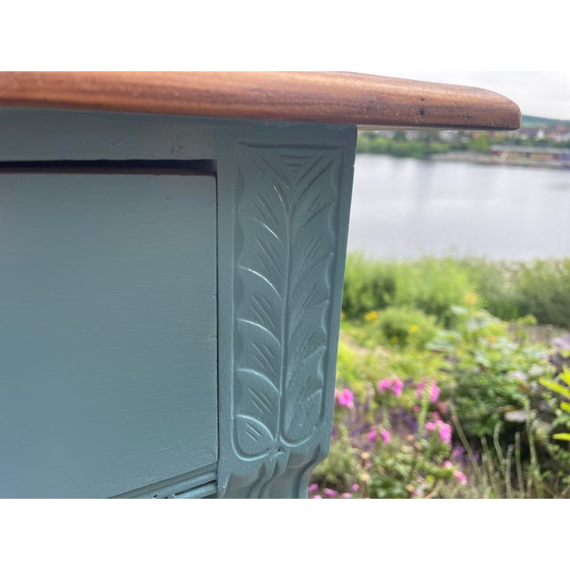 Blue Antique Vertiko Sideboard, 1890s For Sale - Image 8 of 18