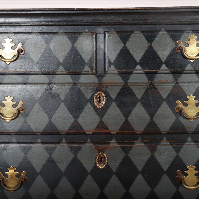 English Painted Chest of Drawers For Sale - Image 9 of 12