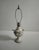 Italian Mid 20th Century Porcelain Table Lamp With Floral Decoration and Scroll Handles Converted From a Decorative Urn For Sale - Image 3 of 5