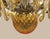 Glass Murano Amber Palm Glass Chandelier – Hand Made in Italy For Sale - Image 7 of 7