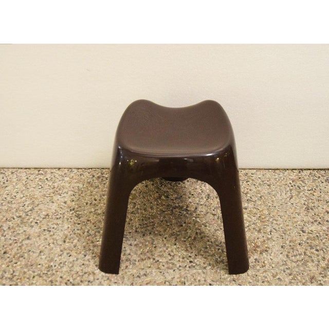 Brown Bilumen Stacki Stool by Giorgina Castiglioni, 1970s For Sale - Image 8 of 12