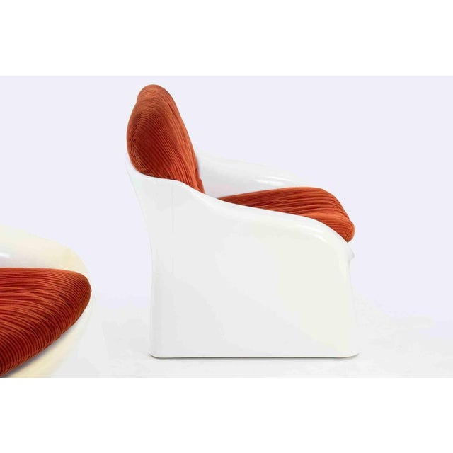 1970s Galassia Armchairs by Ferdinando Buzzi, 1970s, Set of 2 For Sale - Image 5 of 10