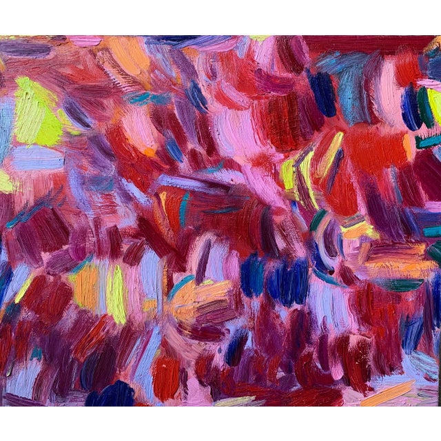 "Love Like This" Contemporary Abstract Expressionist Oil Painting by Monica Shulman For Sale